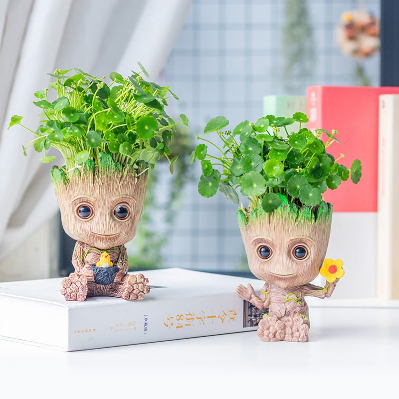 Figurine Pot de fleur bébé Groot Marvel