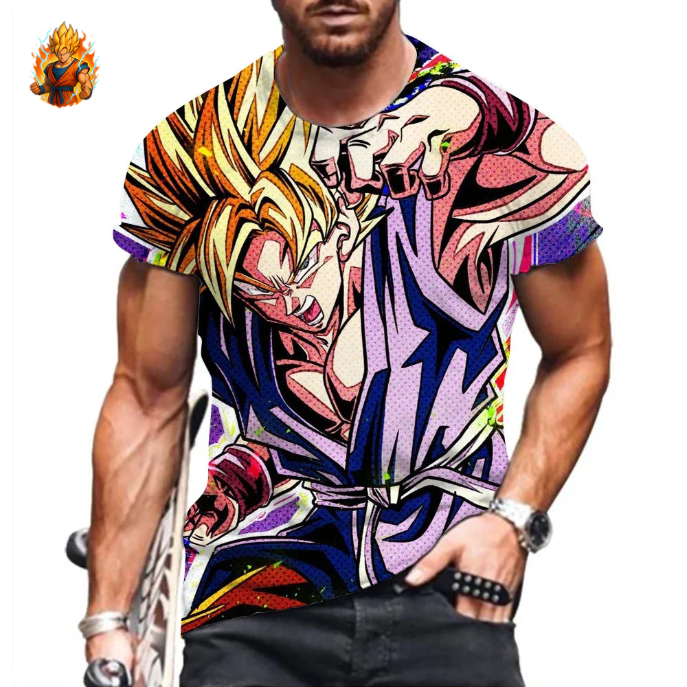 T-Shirt dans le style manga Dragon Ball Goku-Ma boutique