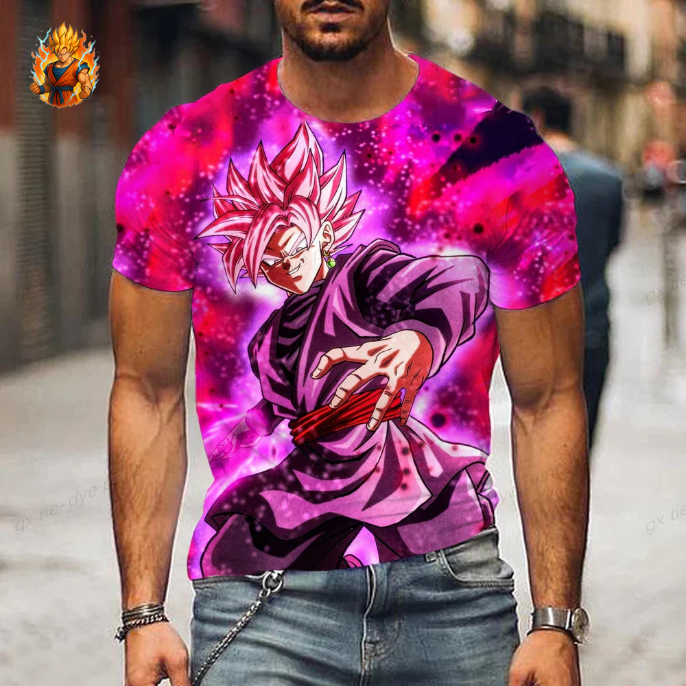 Dragon Ball Goku Rosé Domination T-Shirt-Ma boutique