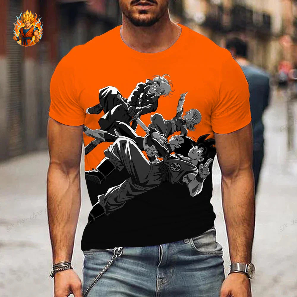 T-shirt Dragon Ball Protagonistes Saiyajin-Ma boutique