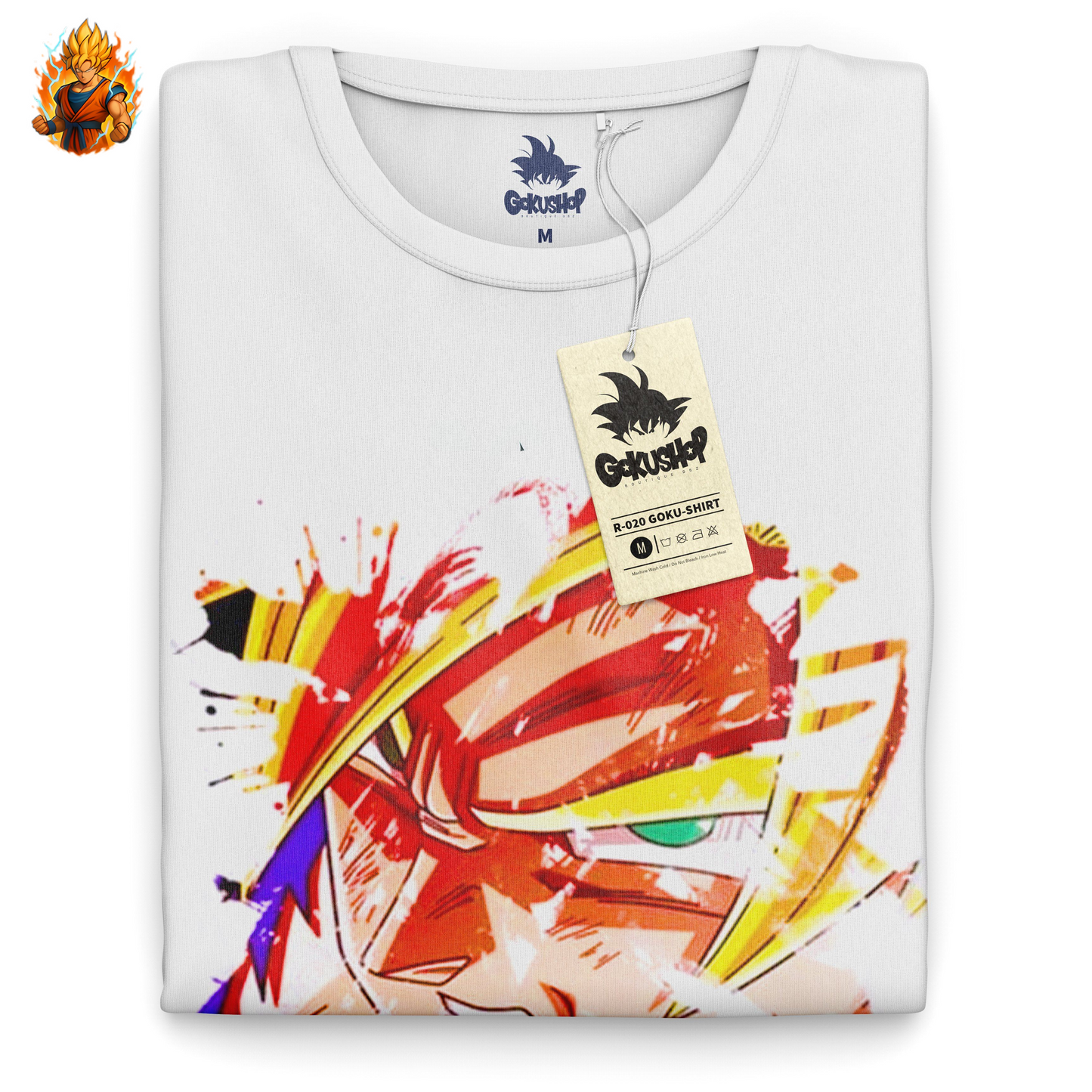 T-shirt avec design 3D de Goku de Dragon Ball Z