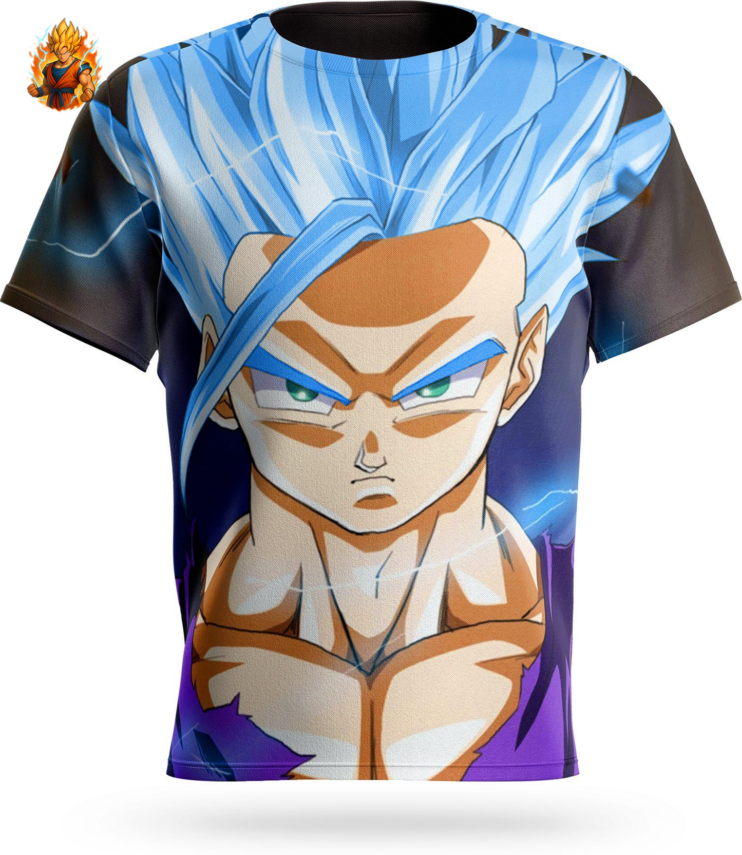 Dragon Ball Gohan SSJ T-shirt bleu
