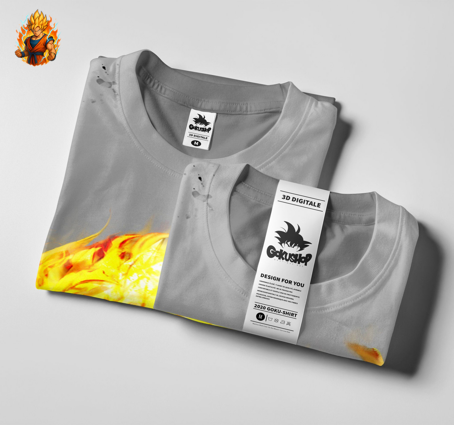 T-Shirt Dragon Ball Z Goku Rage Saiyajin