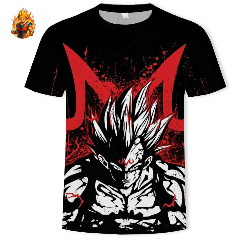 T-Shirt Dragon Ball Z Majin Vegeta Madness-Ma boutique