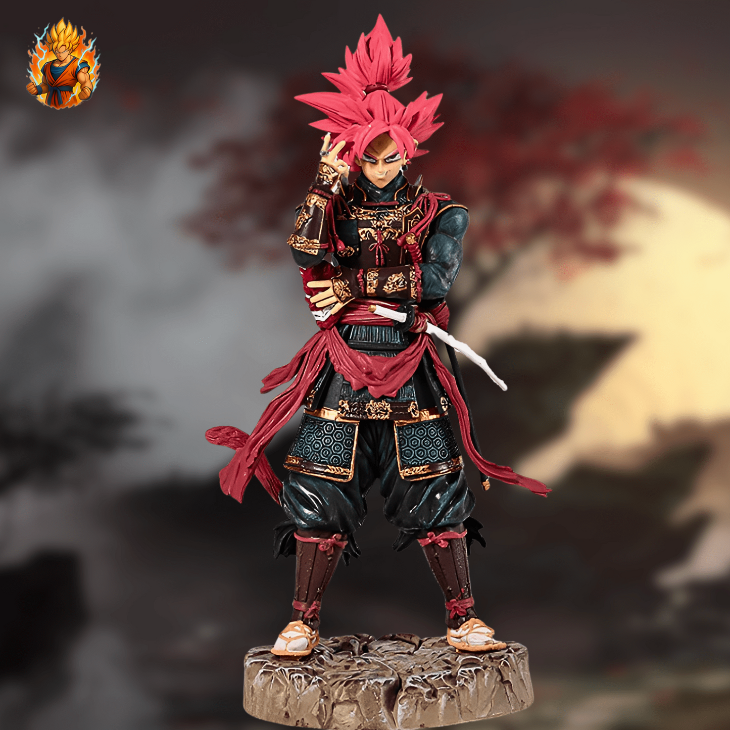 Goku Rosé Figurine Samurai Dragon-Ma boutique