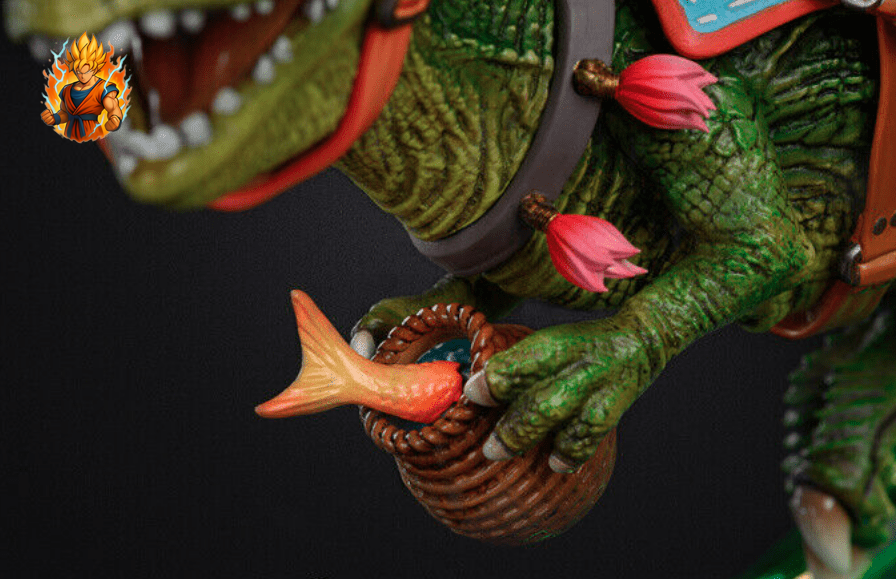 Figurine Goku et Dinosaure de Dragon Ball