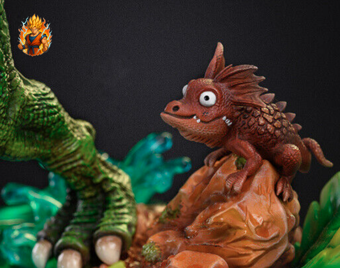 Figurine Goku et Dinosaure de Dragon Ball
