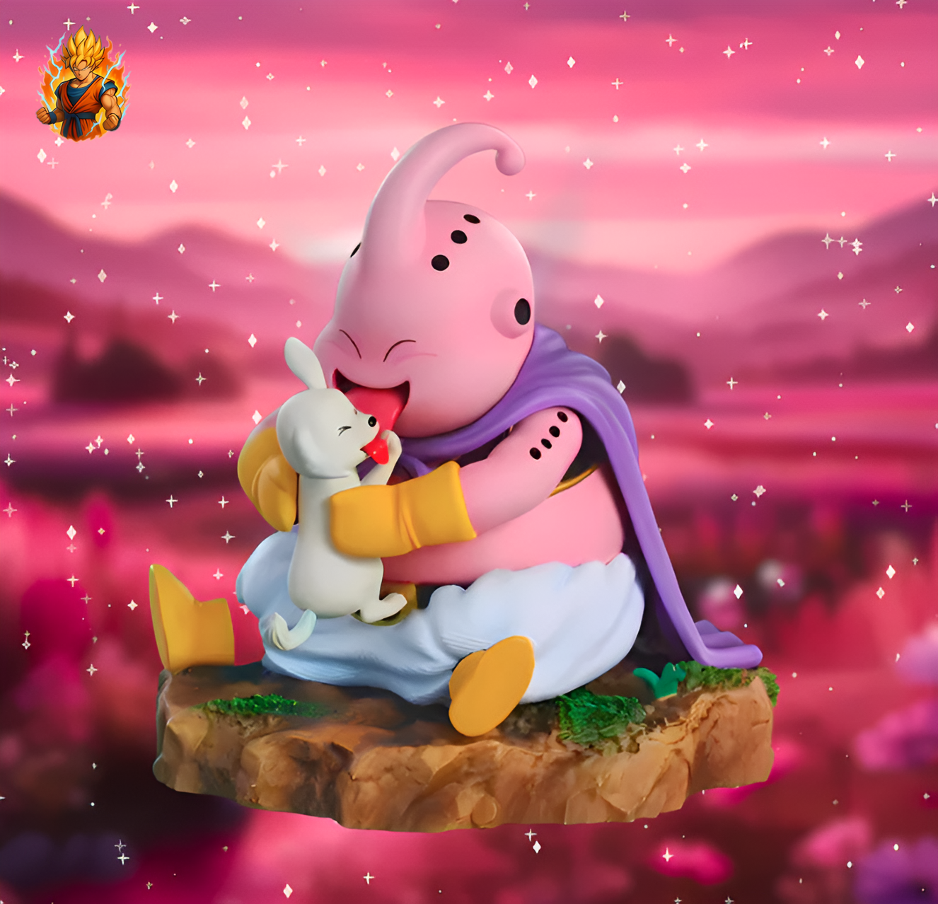 Dragon Ball Buu et son personnage canin-Ma boutique