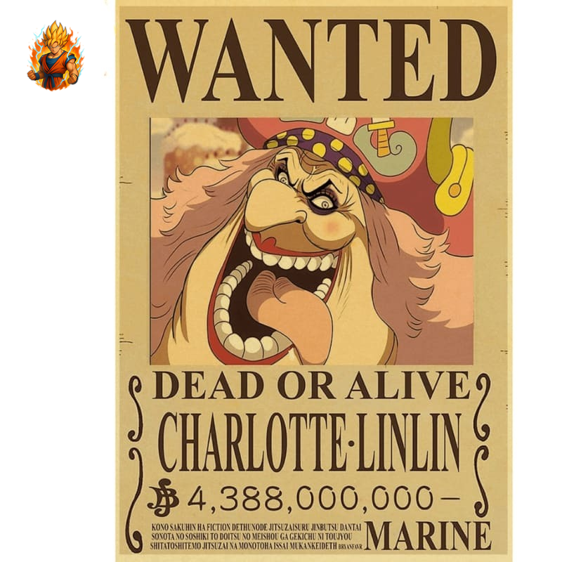 Affiche recherchée Big MOM - One Piece-Ma boutique