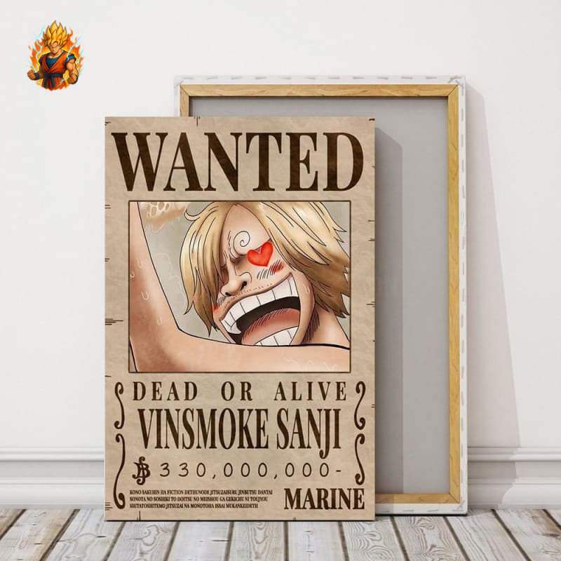 Poster Wanted Vinsmoke Sanji - One Piece