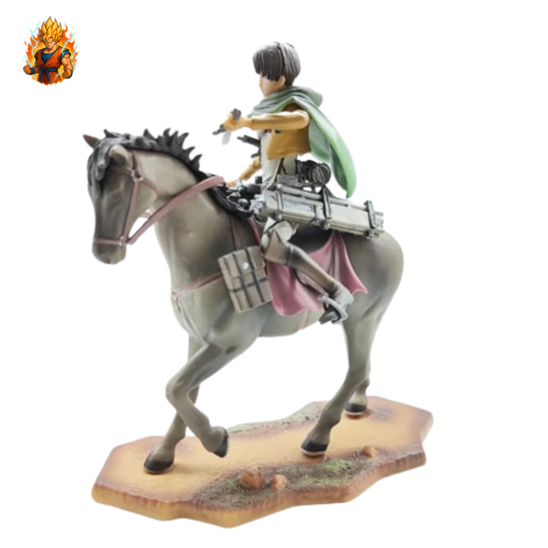 Figurine de Rivaille Ackerman à cheval - Attack on Titan