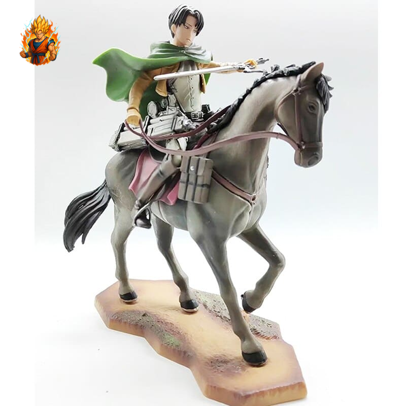 Figurine de Rivaille Ackerman à cheval - Attack on Titan