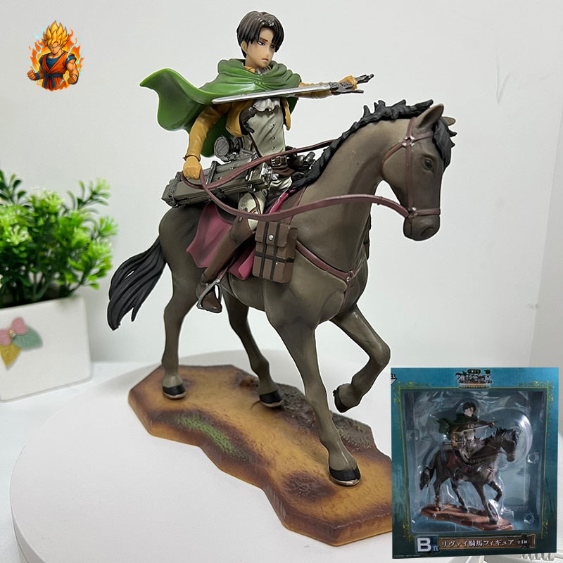 Figurine de Rivaille Ackerman à cheval - Attack on Titan