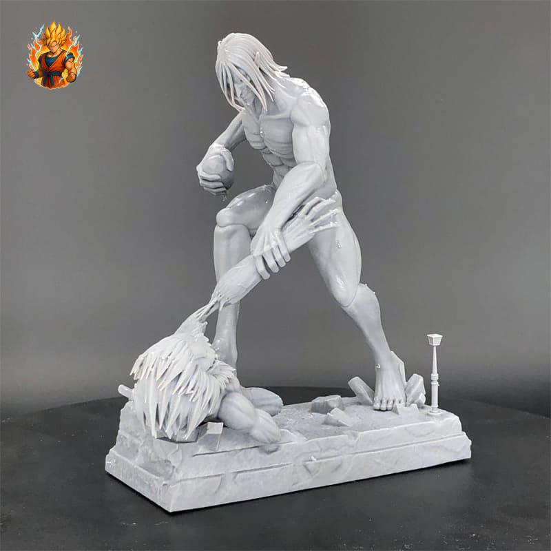 Figurine en résine Attack on Titan Attack on Titan vs Titan Mâchoire