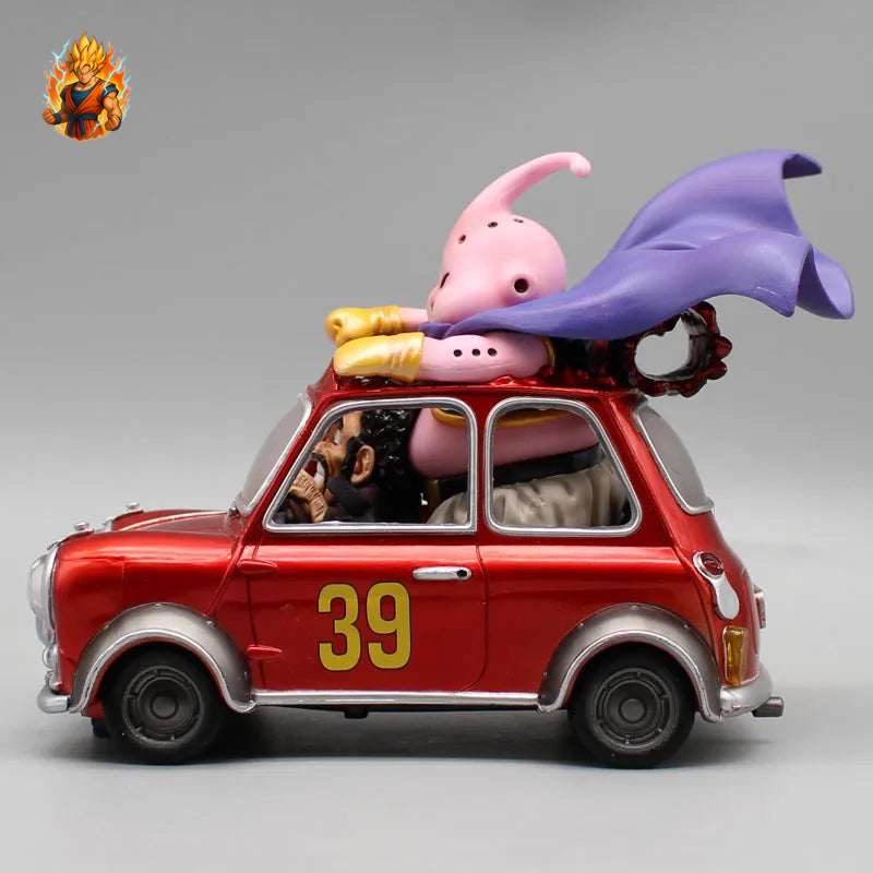 Figurine gros Buu et Satan voiture - Dragon Ball Z