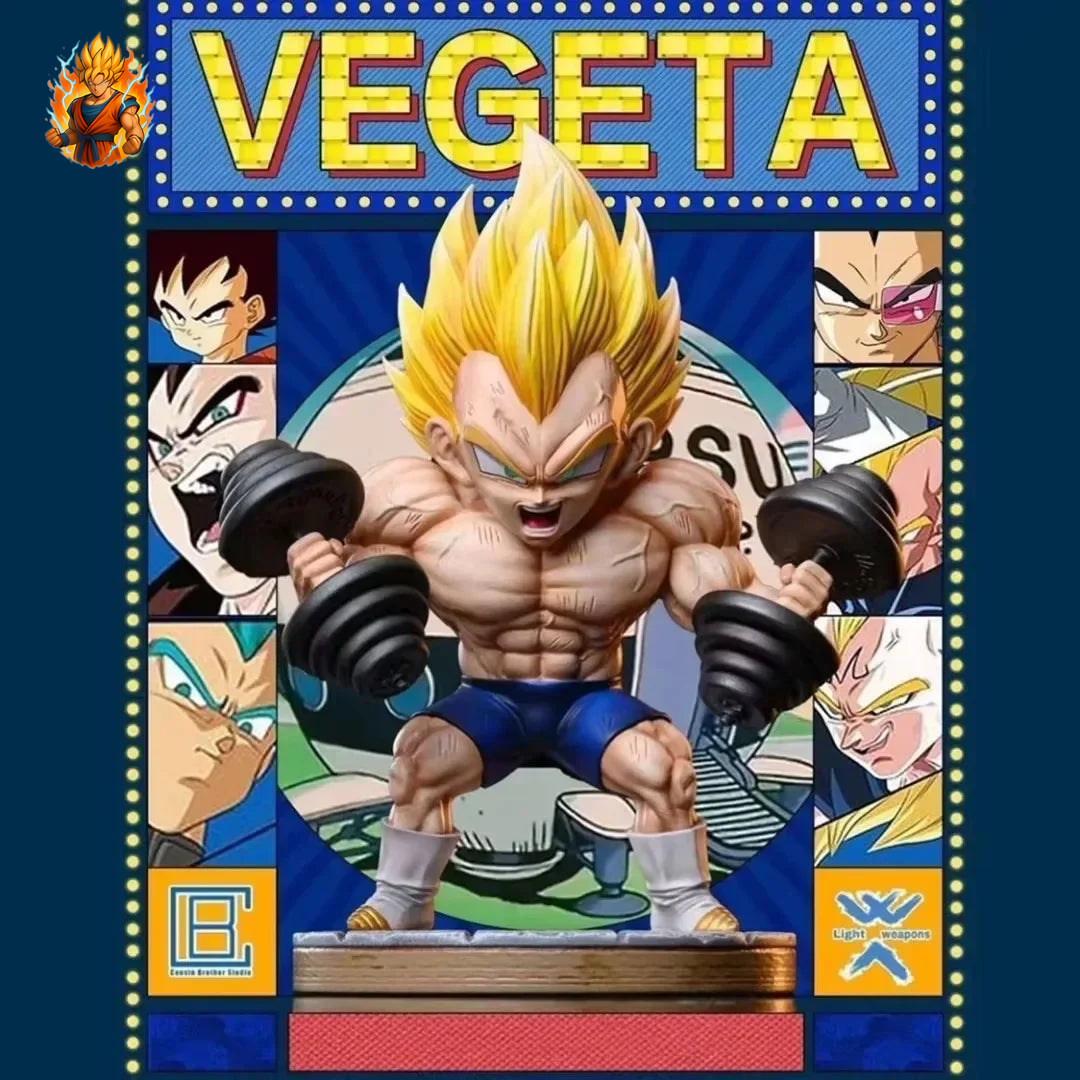 Figurine Entraînement Fitness Goku Gohan Vegeta Trunks
