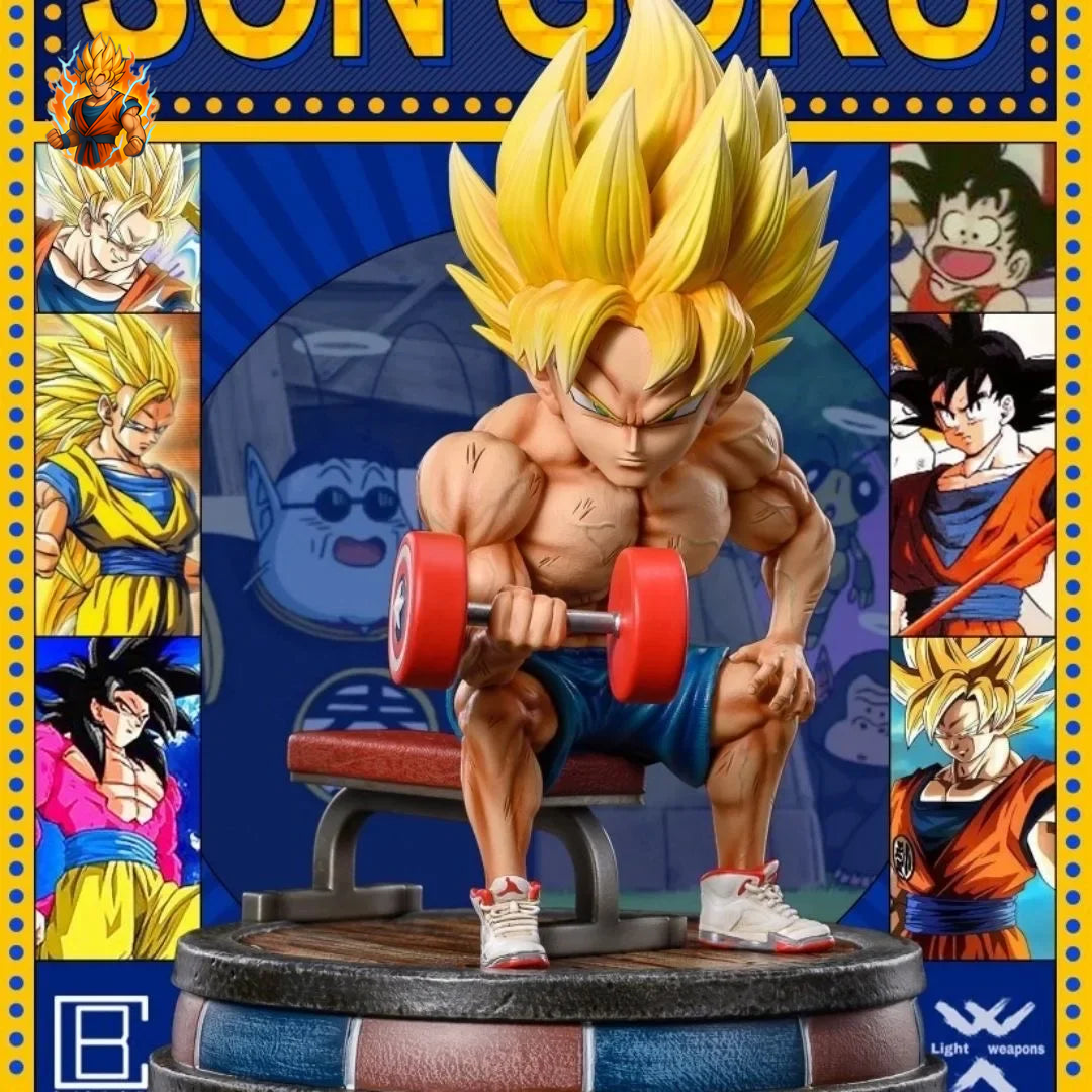 Figurine Entraînement Fitness Goku Gohan Vegeta Trunks