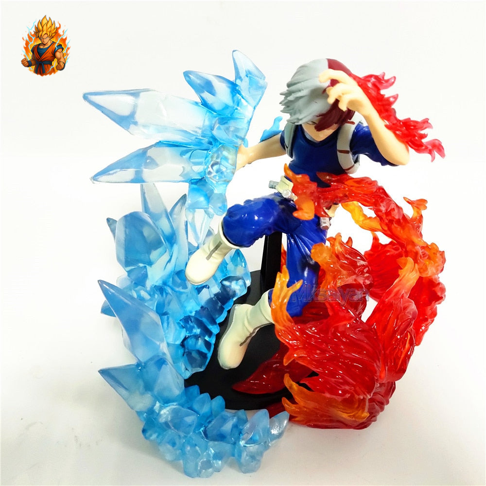 Shoto Todoroki Feuer-und-Eis-Figurine – My Hero Academia
