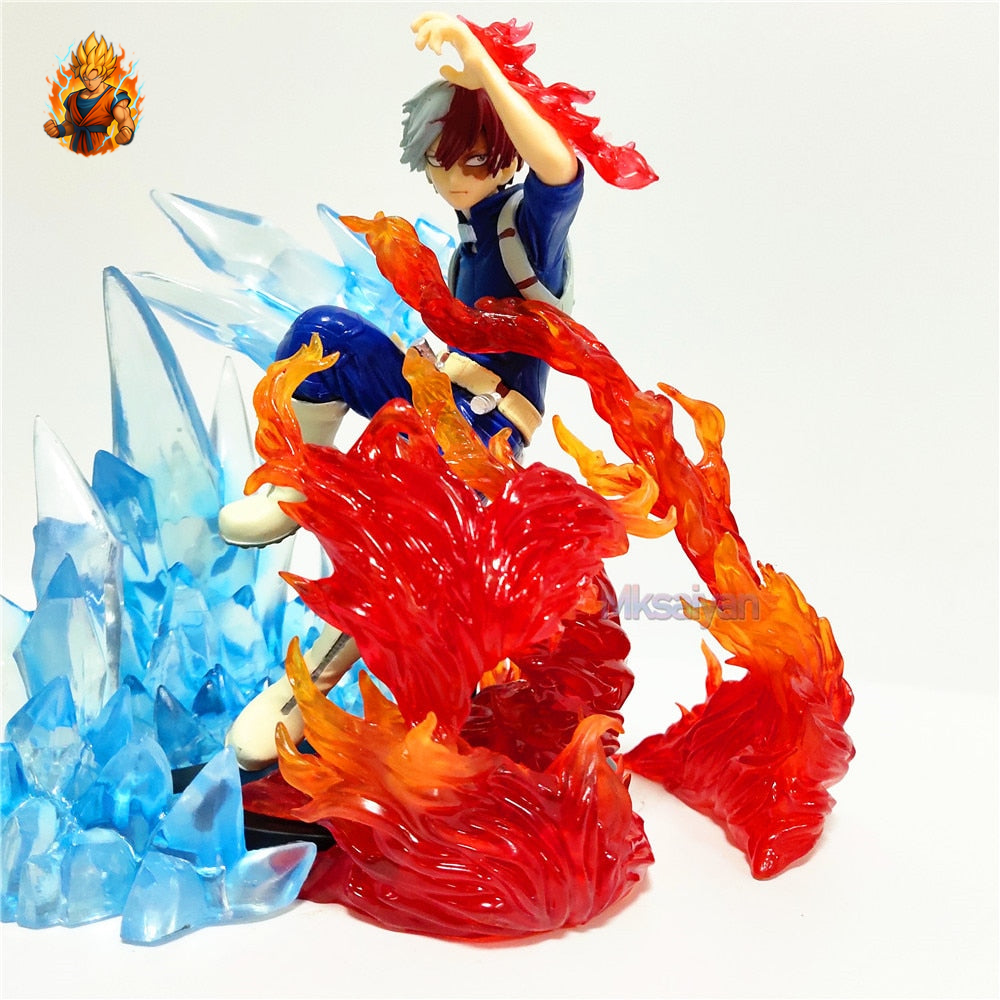 Shoto Todoroki Feuer-und-Eis-Figurine – My Hero Academia