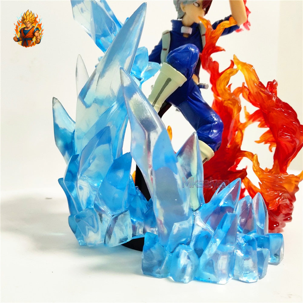 Shoto Todoroki Feuer-und-Eis-Figurine – My Hero Academia