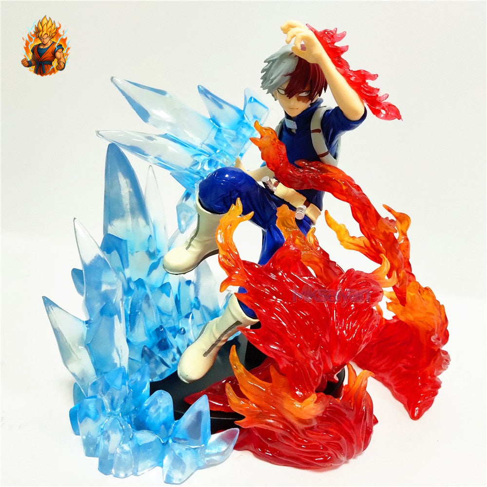 Shoto Todoroki Feuer-und-Eis-Figurine – My Hero Academia