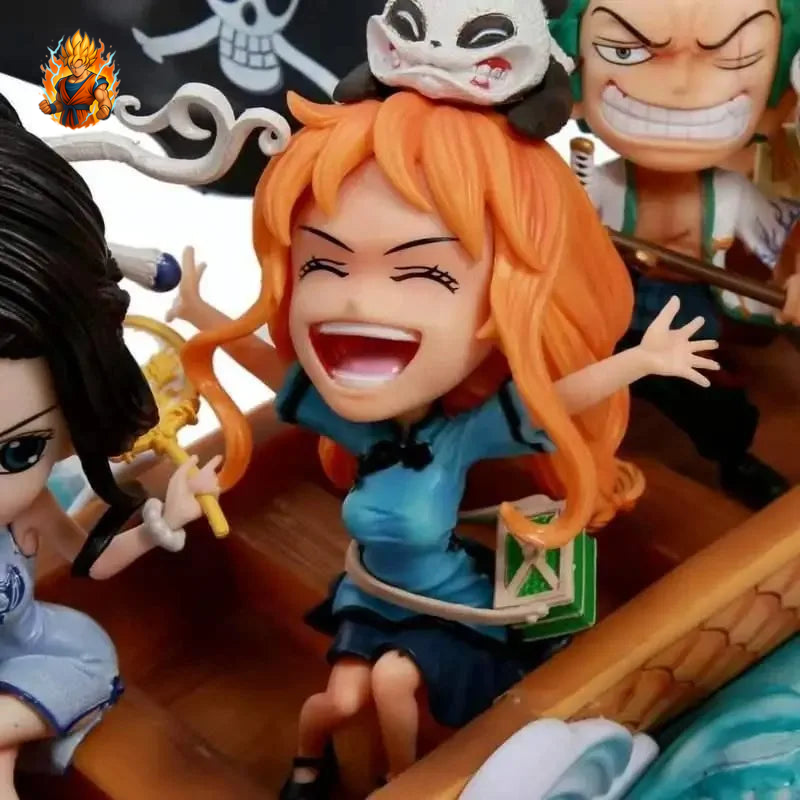 Figurine de l'équipage au chapeau de paille de One Piece