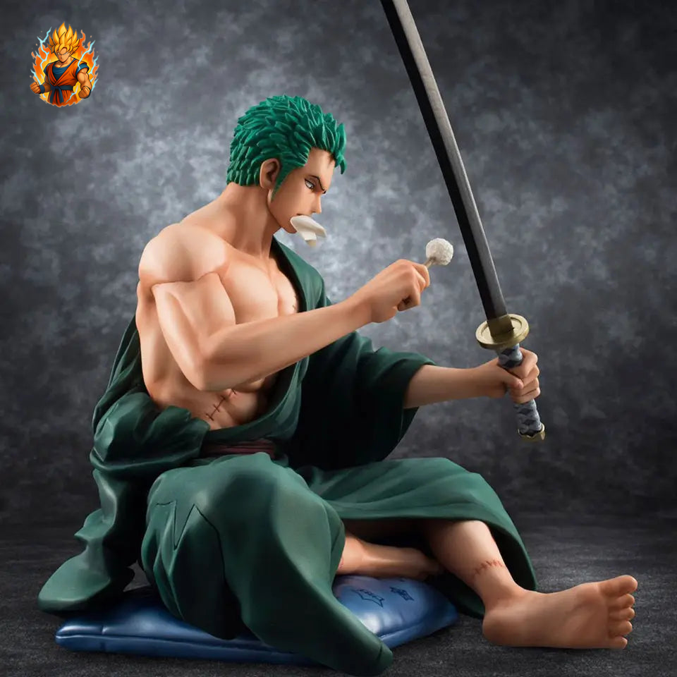 Figurine One Piece Zoro affûtage d'épée