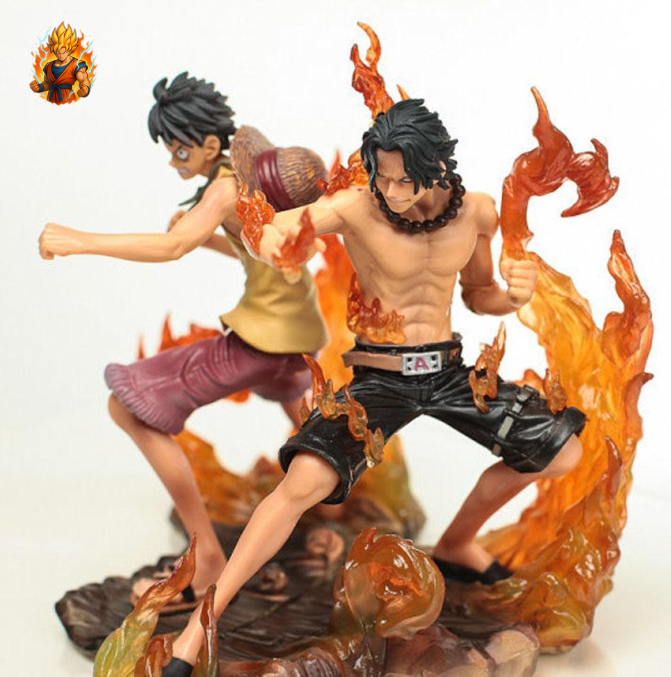 Figurine One Piece Luffy & Ace