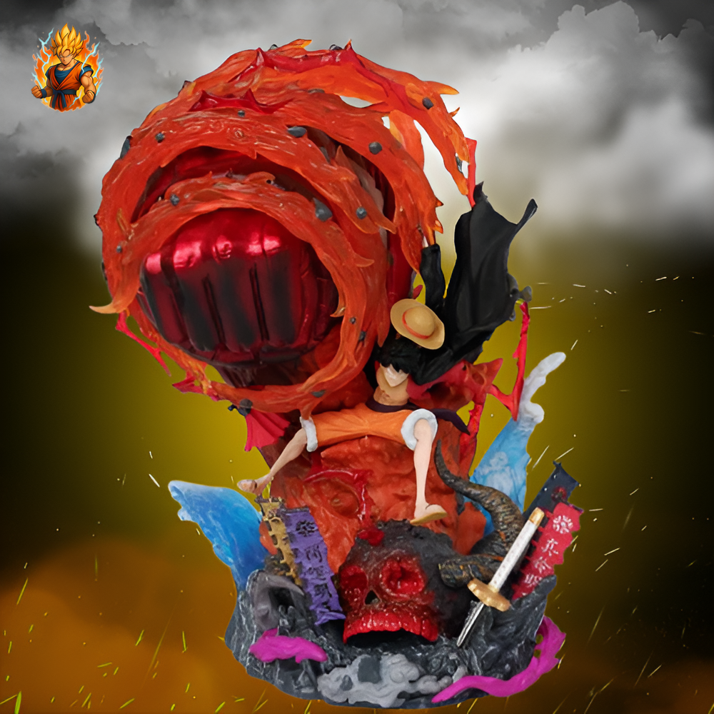 Figurine One Piece Ruffy Big Karma Fire.-Ma boutique