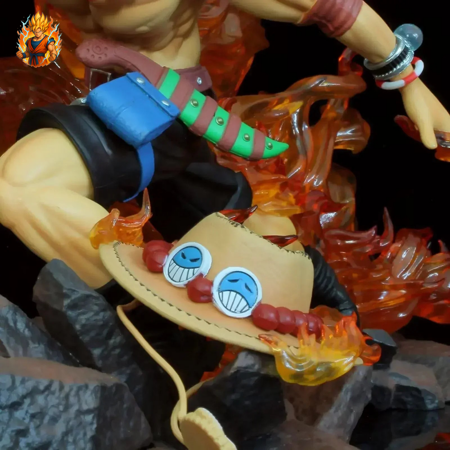One Piece Portgas D Ace Figurine LED