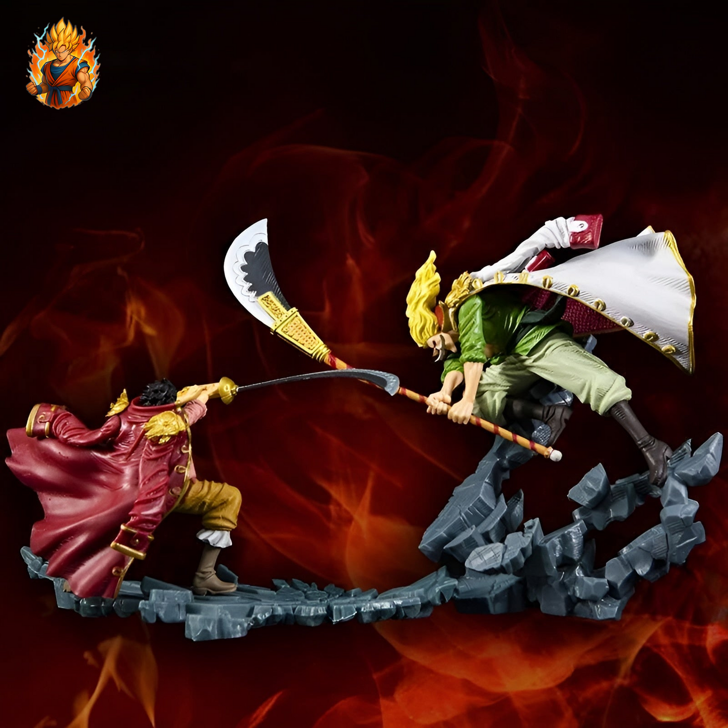 Figurine One Piece Whitebeard VS Gol D. Roger.-Ma boutique