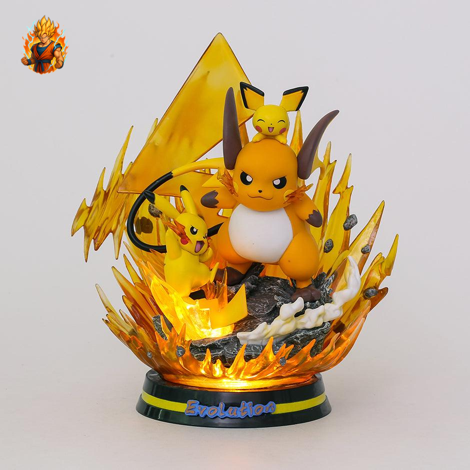 Figurine Pokémon - Évolution de Raichu