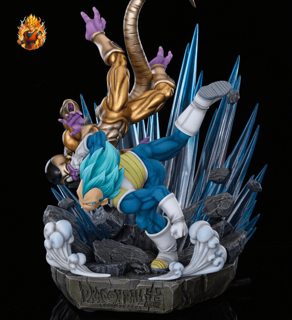 Cette Figurine de collection Vegeta VS Golden Frieza