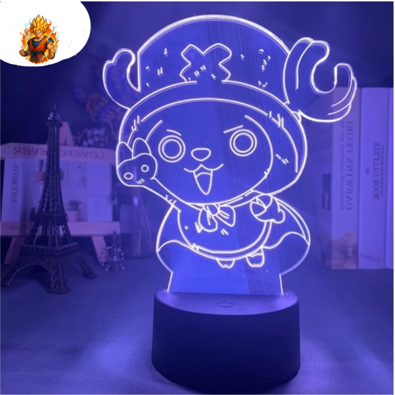 Lampe LED Chopperman - One Piece Éclairez vos nuits!