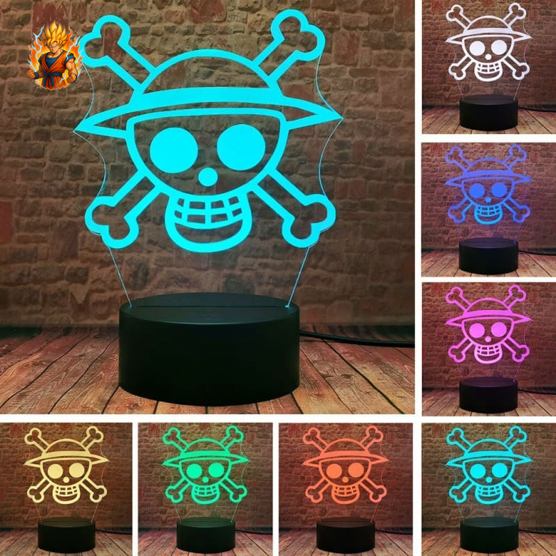 Lampe LED avec le logo One Piece - One Piece™.-Ma boutique