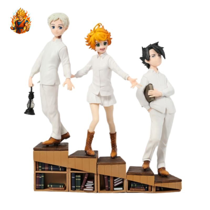 Emma, Norman et Ray Figur - The Promised Neverland™-Ma boutique
