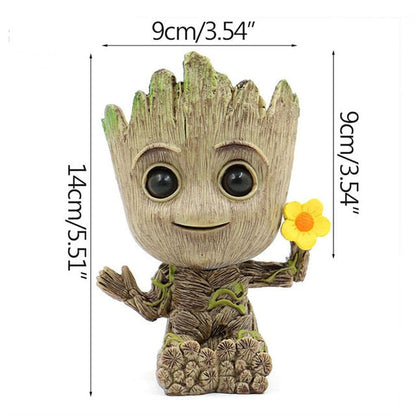 Figurine Pot de fleur bébé Groot Marvel