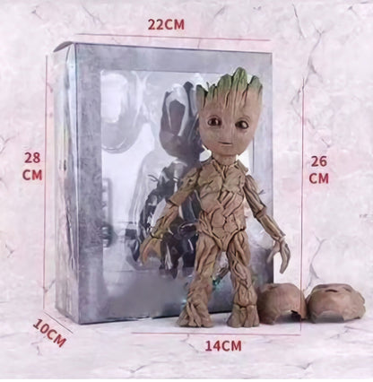 Figurine GROOT LES GARDIENS DE LA GALAXIE VOL 2 TAILLE RÉELLE (26CM)