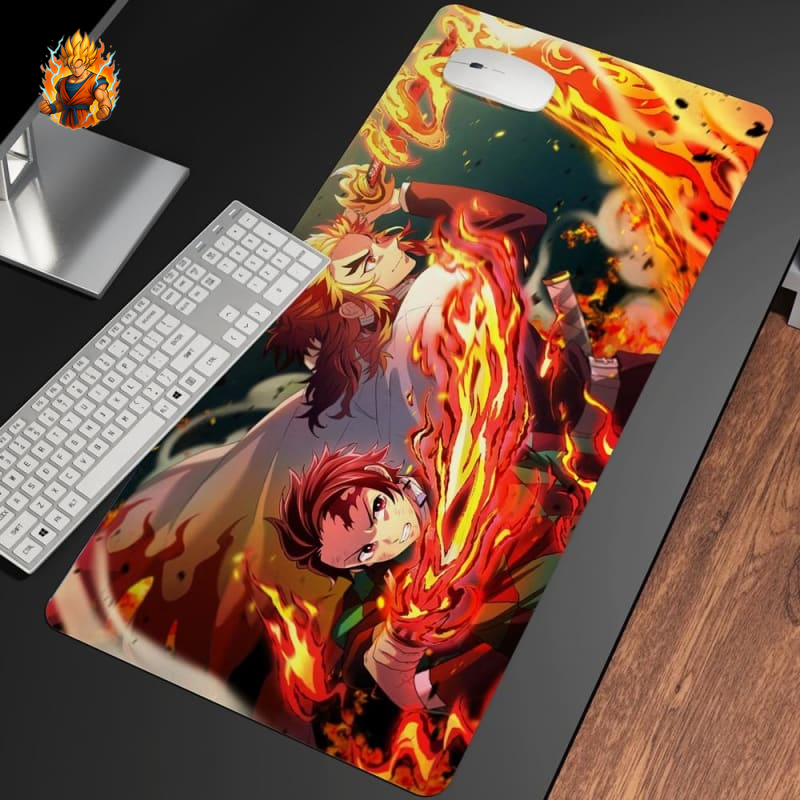 Tapis de souris Tanjiro & Kyujoro - Demon Slayer-Ma boutique