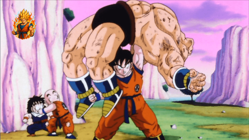 Dragon Ball Z Goku vs Nappa-Lampe