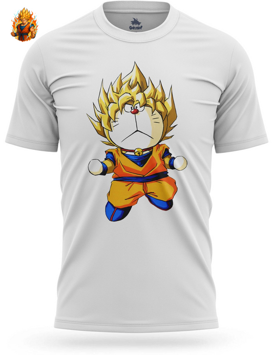 T-Shirt Dragon Ball Super Doraemon-Ma boutique