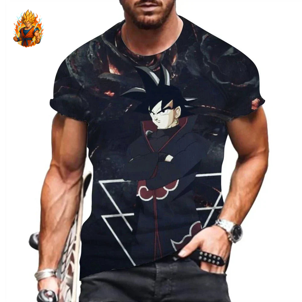 Dragon Ball Goku T-shirt noir Akatsuki-Ma boutique