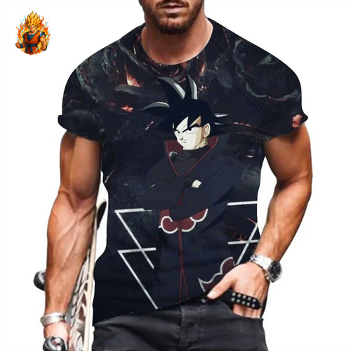 Dragon Ball Goku T-shirt noir Akatsuki-Ma boutique