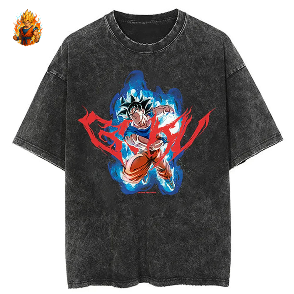 Dragon Ball Goku Ultra Instinct T-shirt surdimensionné-Ma boutique