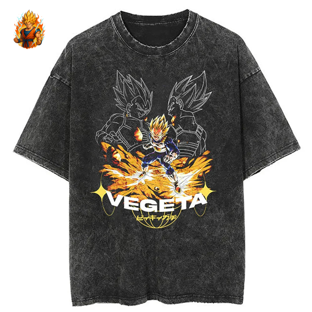 Dragon Ball Vegeta T-shirt surdimensionné-Ma boutique