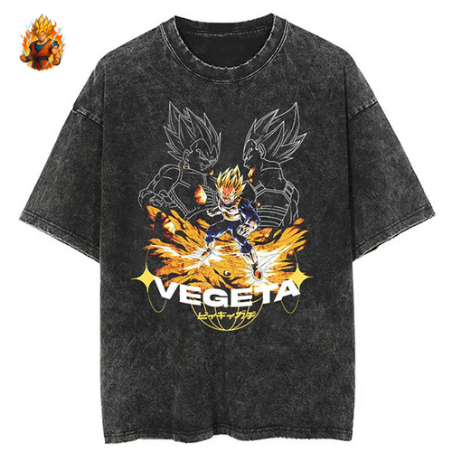 Dragon Ball Vegeta T-shirt surdimensionné-Ma boutique