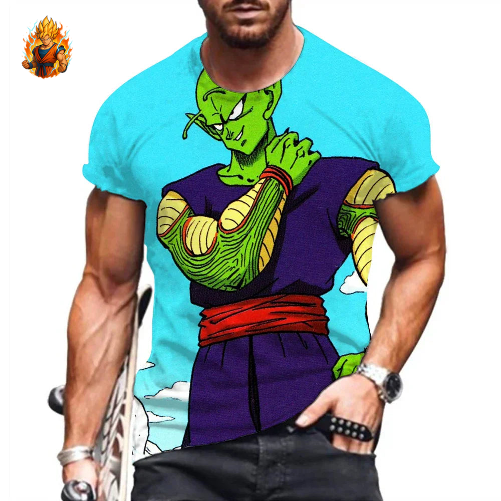 T-shirt d'échauffement Dragon Ball Piccolo-Ma boutique