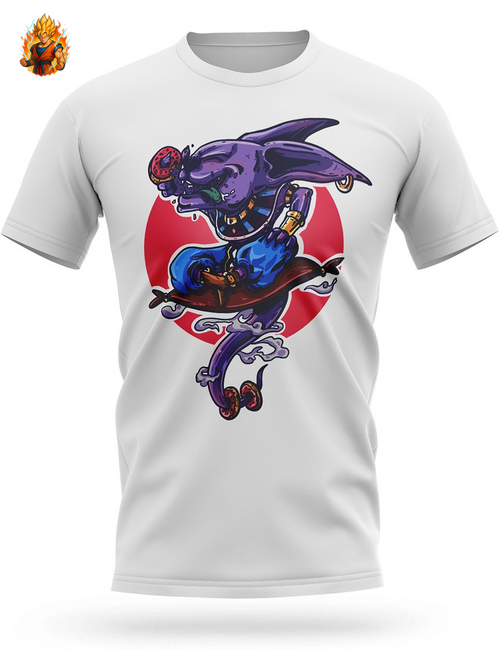 T-Shirt Dragon Ball Super Beerus Donuts-Ma boutique