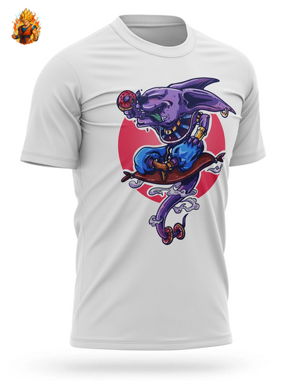 T-Shirt Dragon Ball Super Beerus Donuts