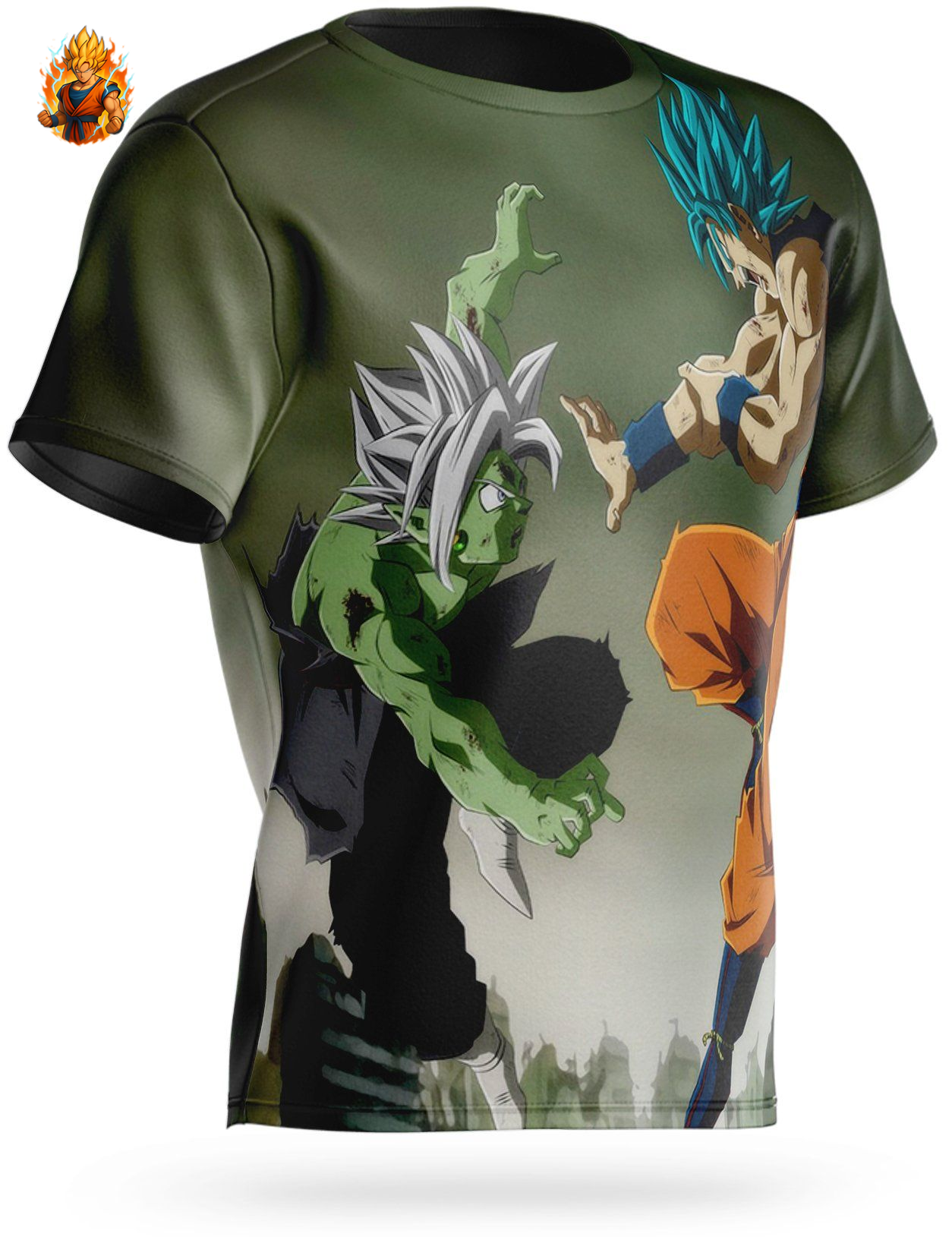 T-Shirt Dragon Ball Super Goku vs Zamasu Fusion-Ma boutique